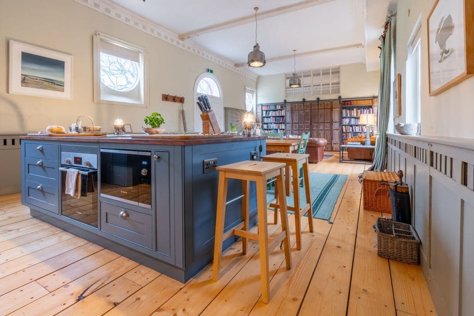 Ground floor: Kitchen on ground floor of the Stables