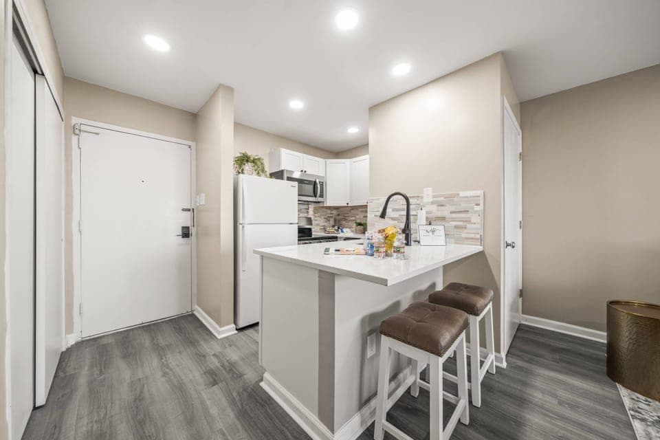 Updated Kitchen Area | Fridge, Microwave, Oven, Stovetop, Dishwasher