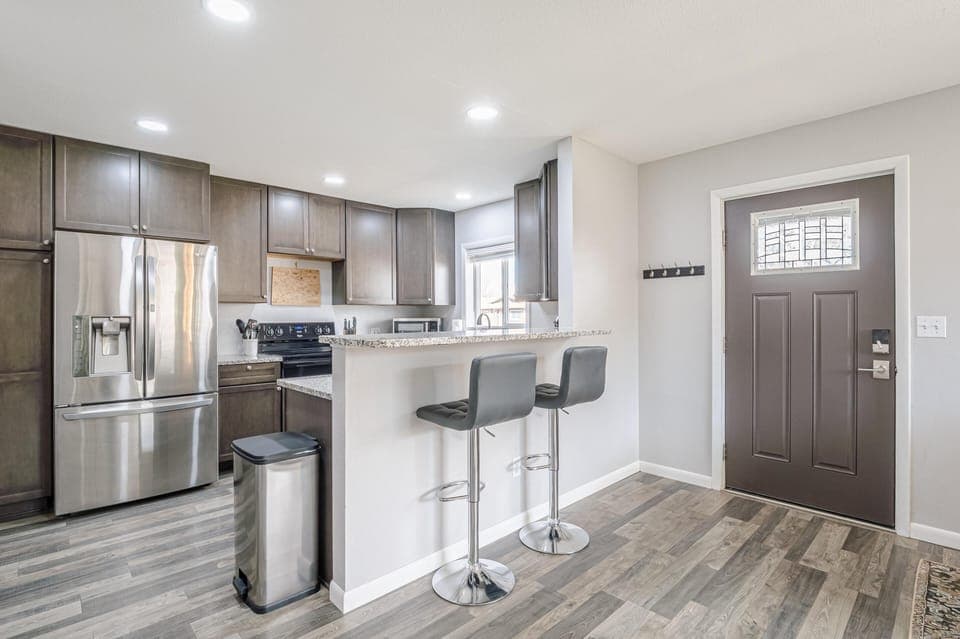 Plenty of counter space and all the essentials for a stress-free cooking experience.