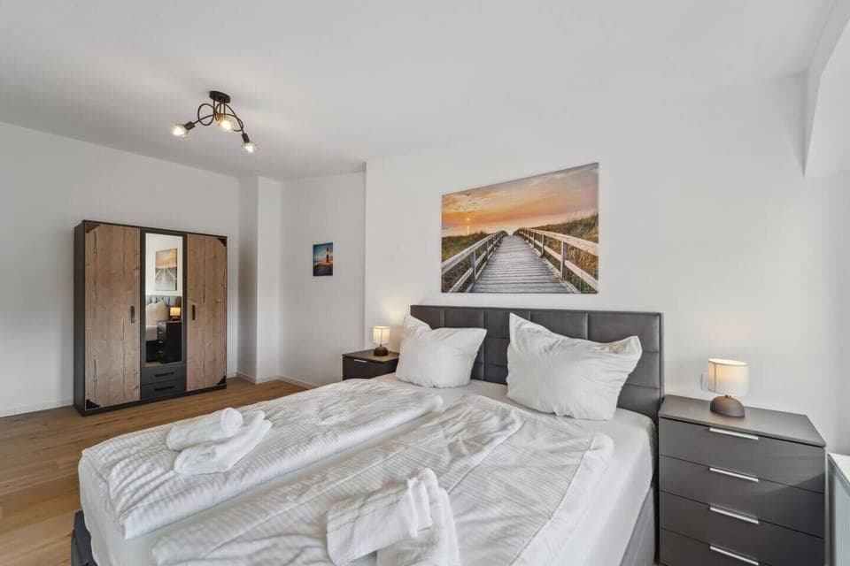 1 bedroom, travel crib, free WiFi, bed sheets