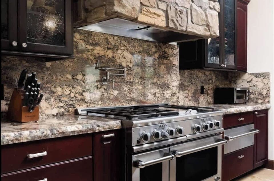 State-of-the-art appliances in our gourmet kitchen.