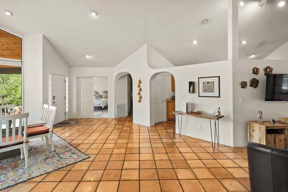 Enjoy the bright and open living and dining areas.