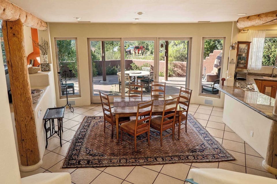 Another view of the stunning dining area.