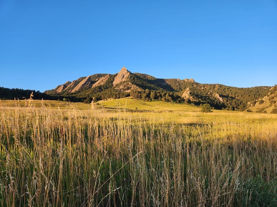 Flatirons at sunrise