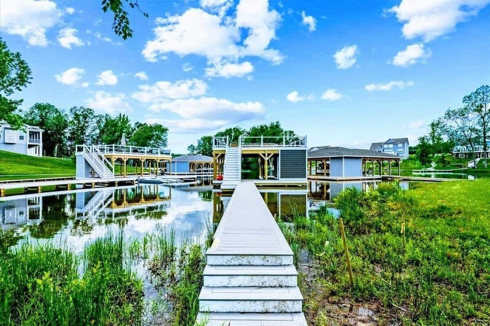 Scenic private dock – Step onto the water from this spacious dock, perfect for launching boats, kayaking, or simply enjoying the peaceful lake views.