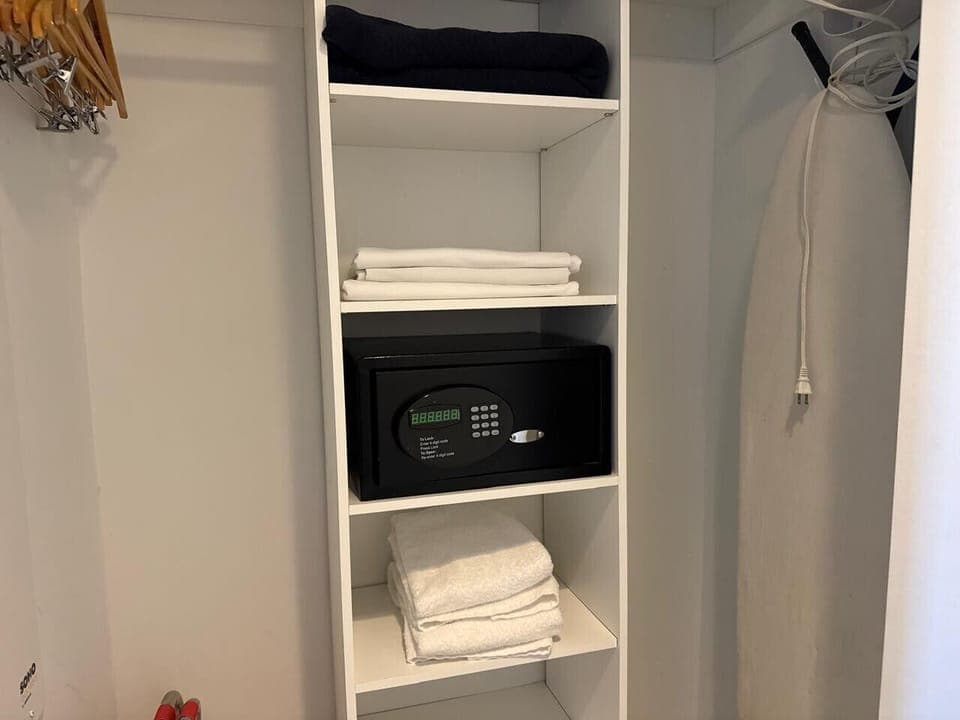Closet with safe box