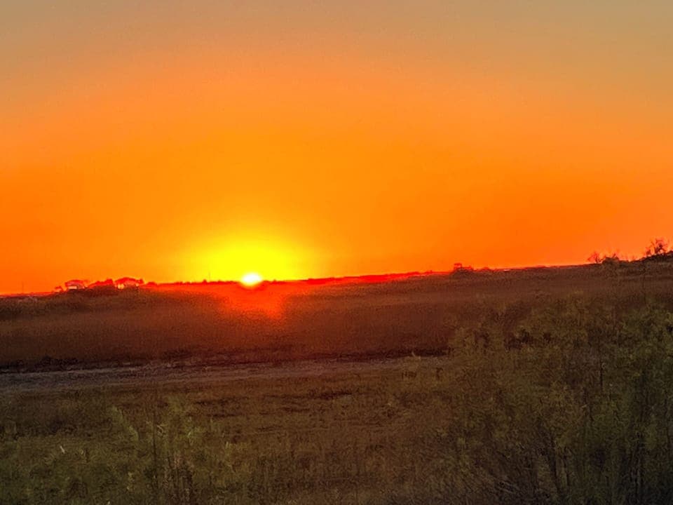 Sunset over the marsh