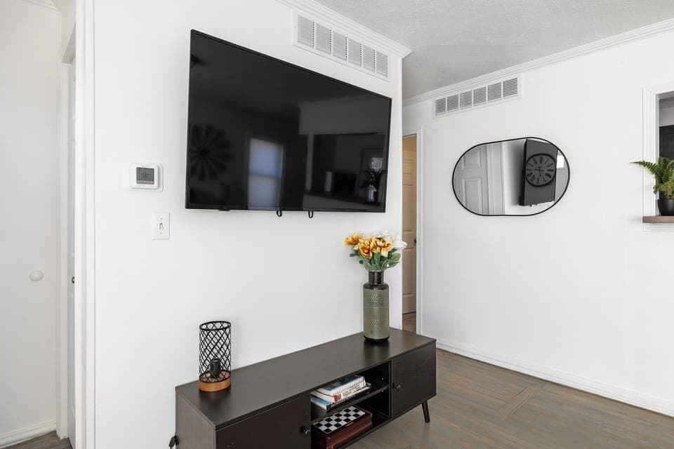 Television with Moder Decor 
