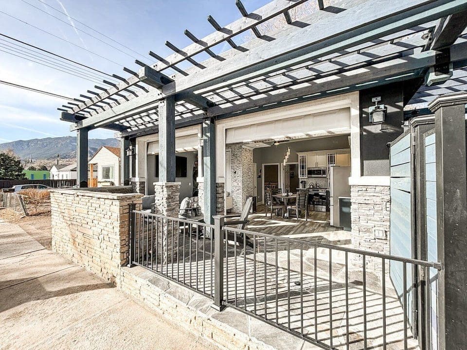 This thoughtfully designed 600 sq ft home is small but has everything you need for a comfortable stay.
