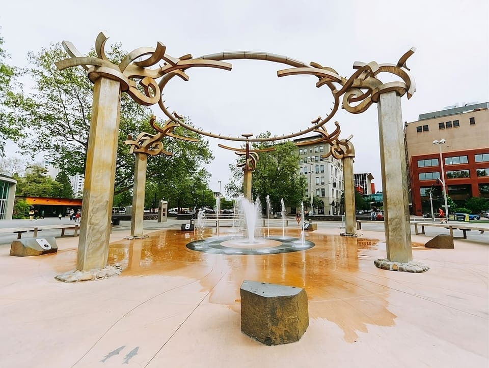 Riverfront Park Rotary Fountain