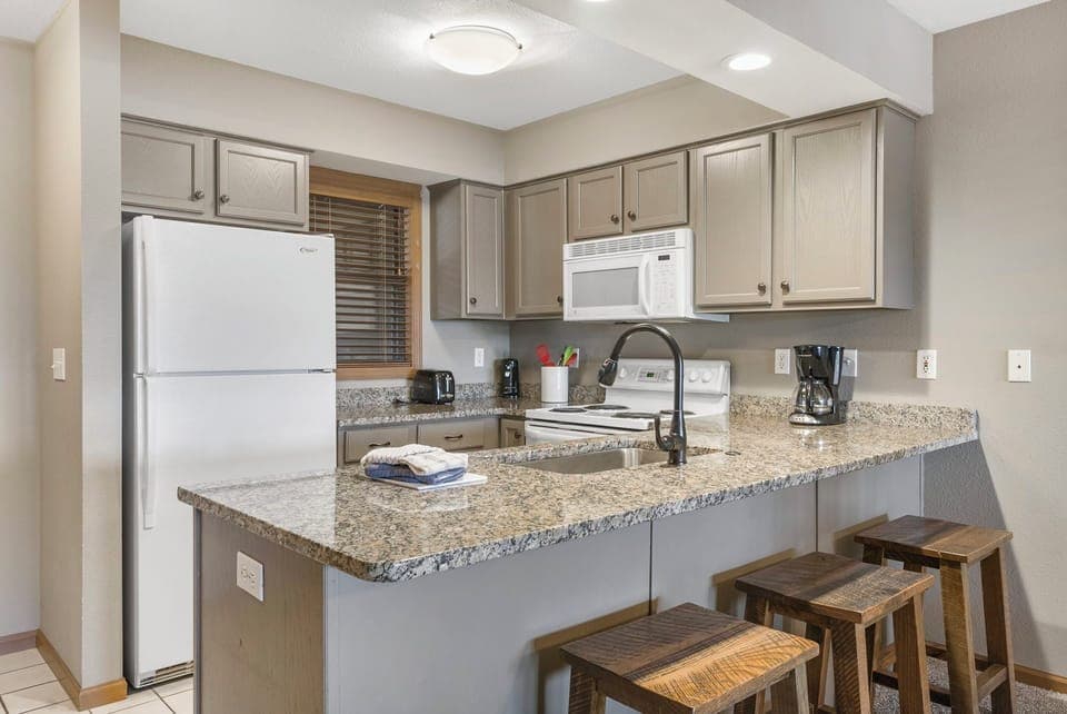 One Bedroom Unit Kitchen