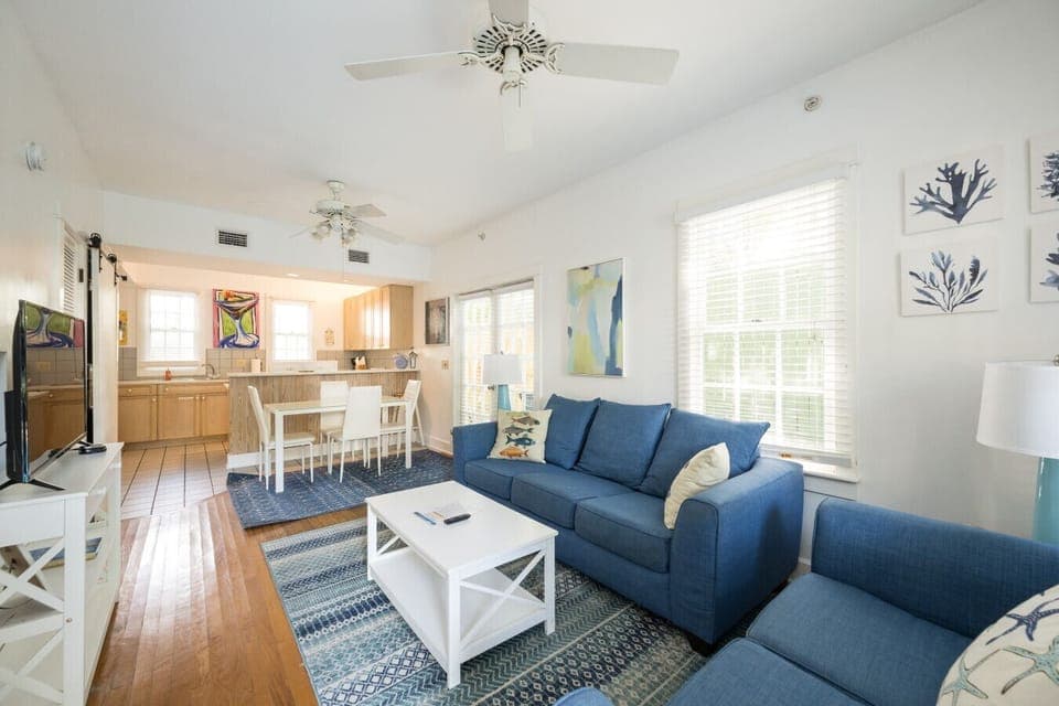 Poolside Suite Kitchen and Living Area