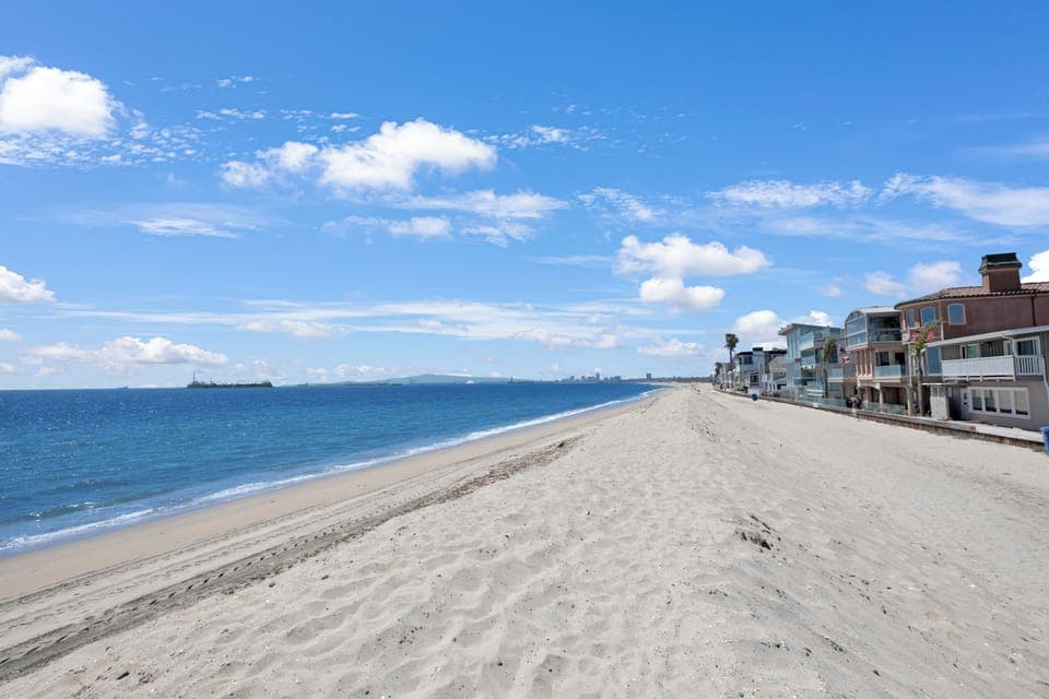 Beach side - in front of house 