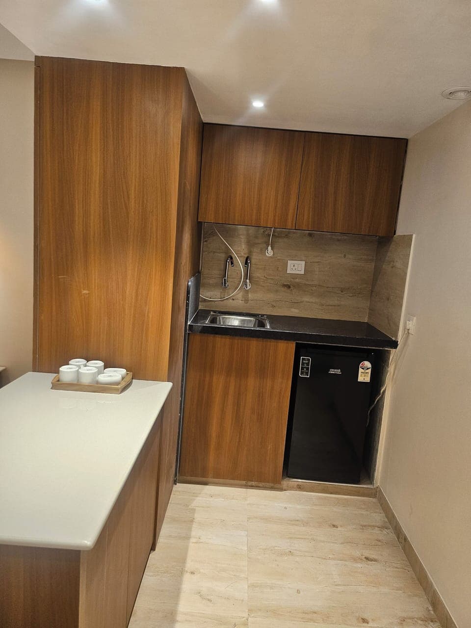 Pantry for that morning coffee and tea.