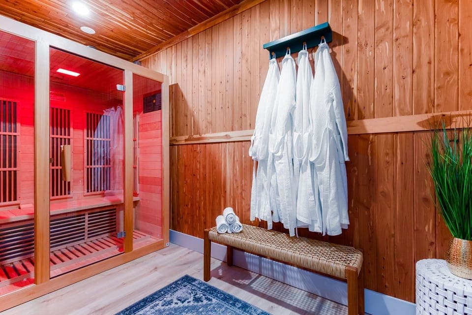Relax after a long day in the Infrared Sauna Room!