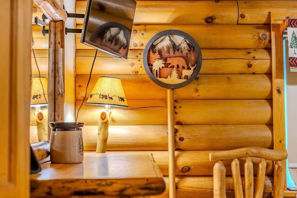 Spacious bedroom in Deep Creek Lake cabin rental