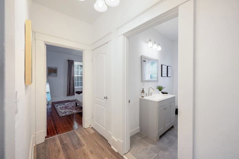 Upstairs hallway.