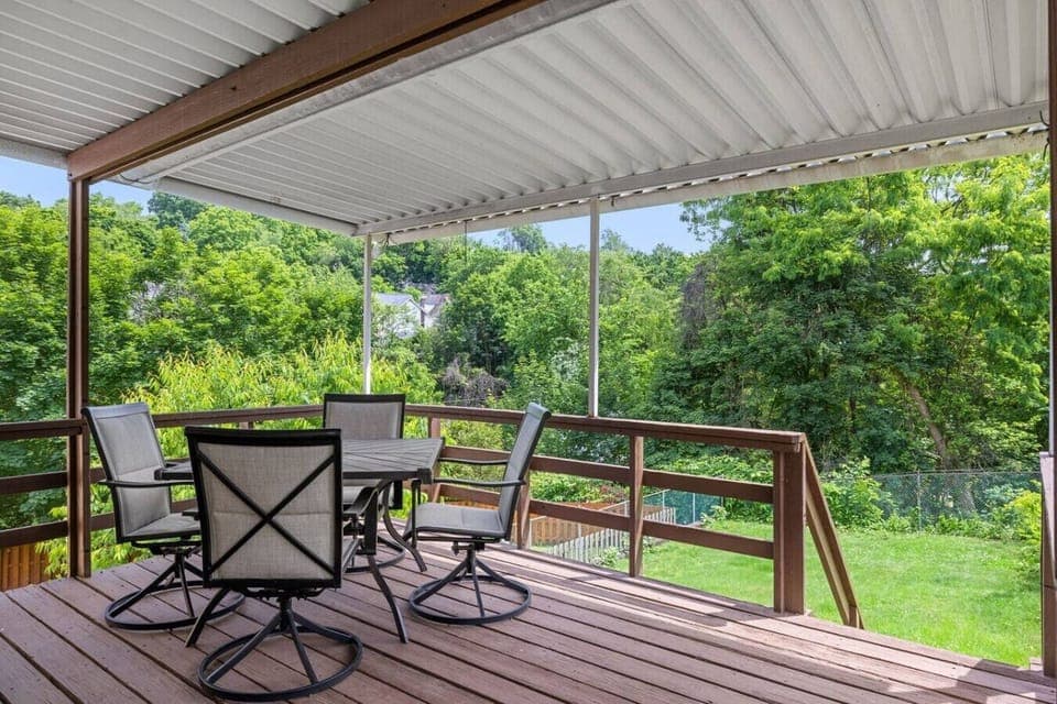 Beautiful outside seating area