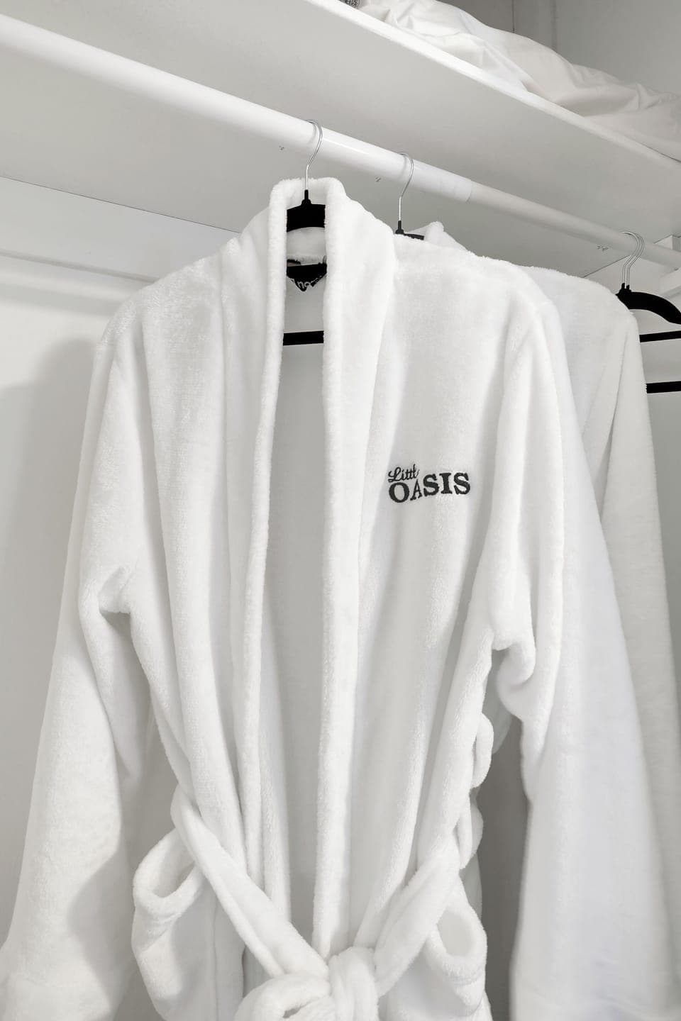 Two robes available to be able to use during your stay