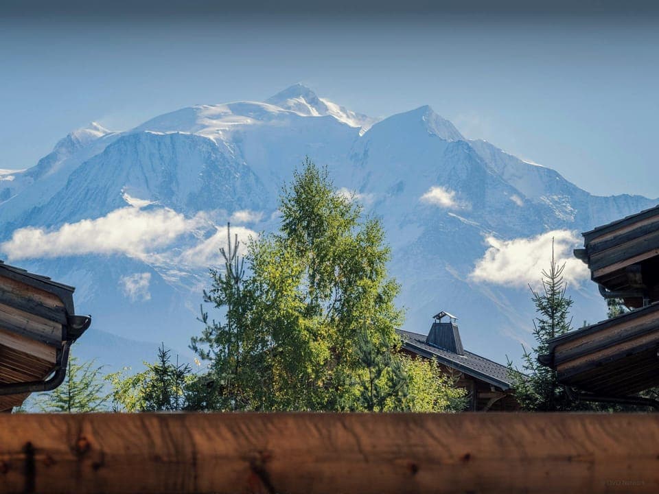 View over Mont Blanc