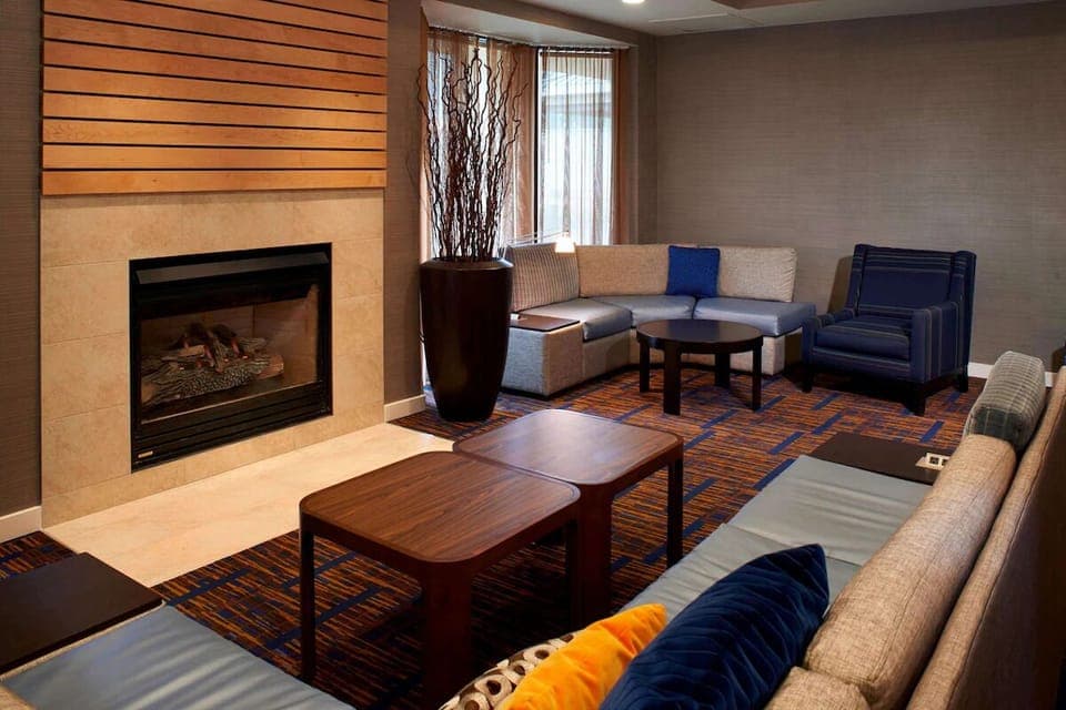 Gather by the cozy fireplace and unwind after a busy day.
