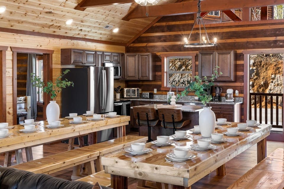 A dining space designed for good food and great company.