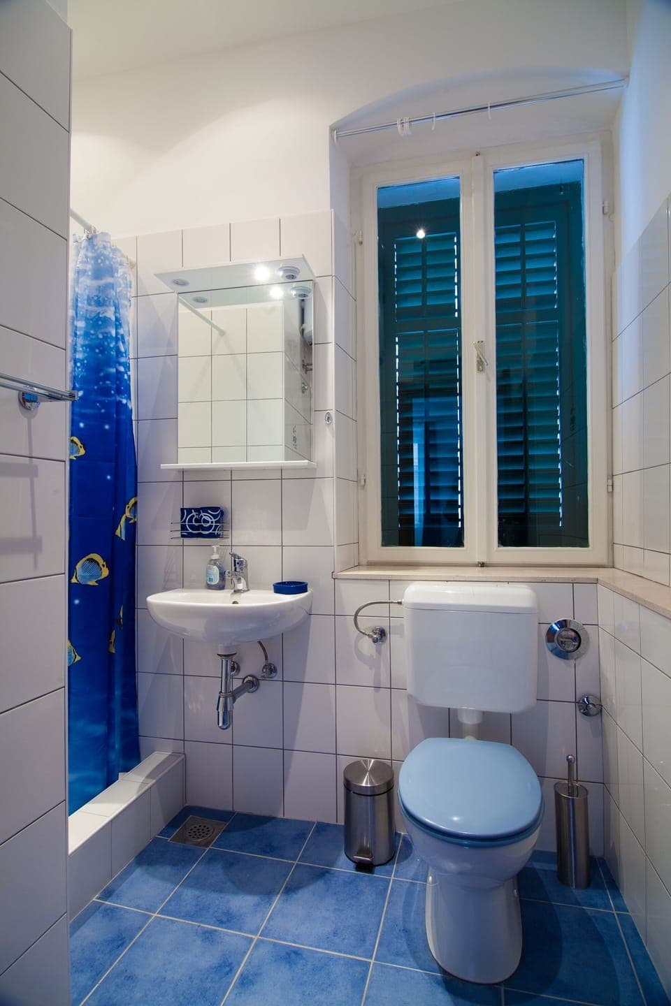Bathroom with a shower