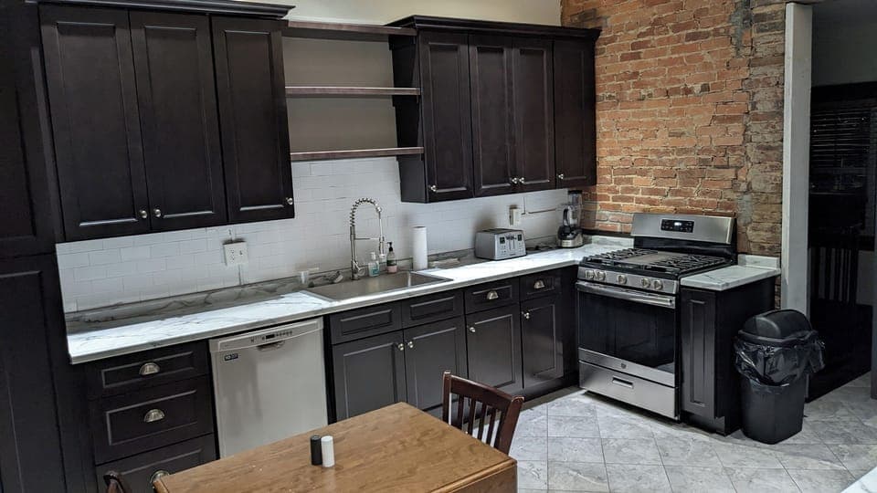 The kitchen is fully stocked with everything necessary to prepare your meals