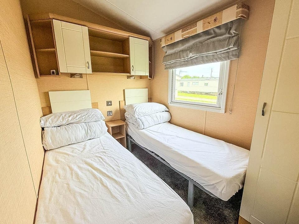 With an 8 berth caravan with twin bed's the space is maximised so everyone can come along on your next 2026 holiday.