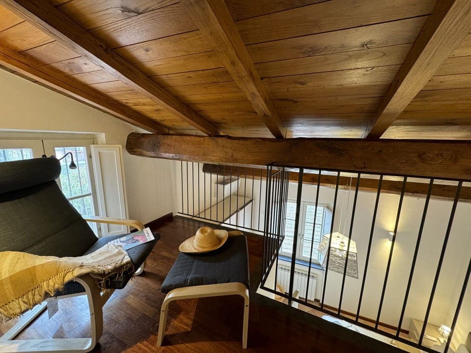 Wood, Flooring, Interior Design, Floor, Lighting, Ceiling, Wood Flooring, Hardwood, Wood Stain, Handrail