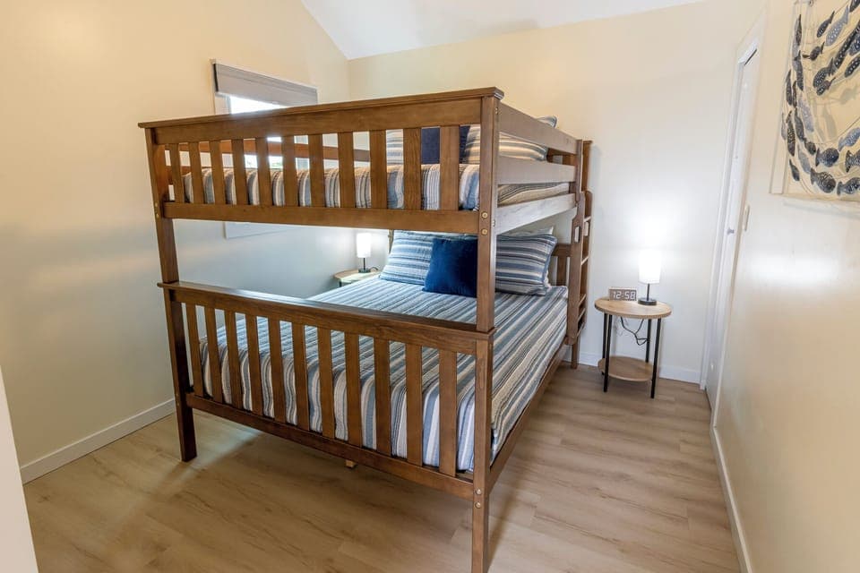 Main Level | Bedroom 3 | Queen Over Queen Bunk