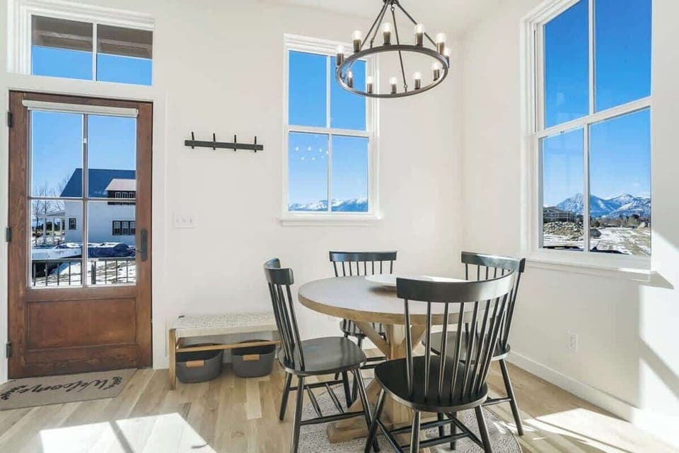 Unwind and relax with a delicious meal in our cozy and inviting dining room.