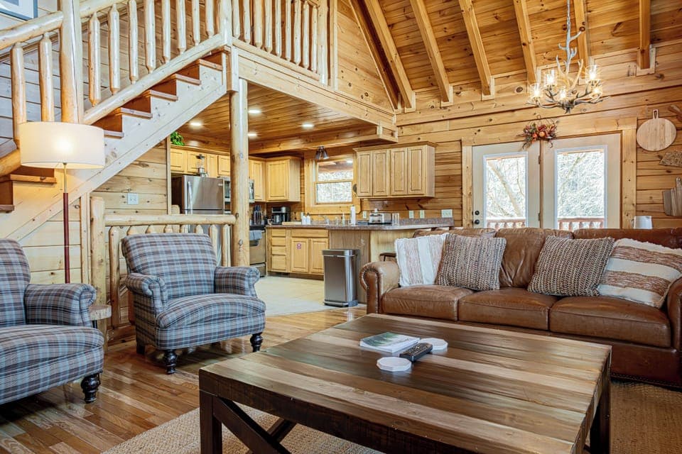 Ample seating for social gatherings.