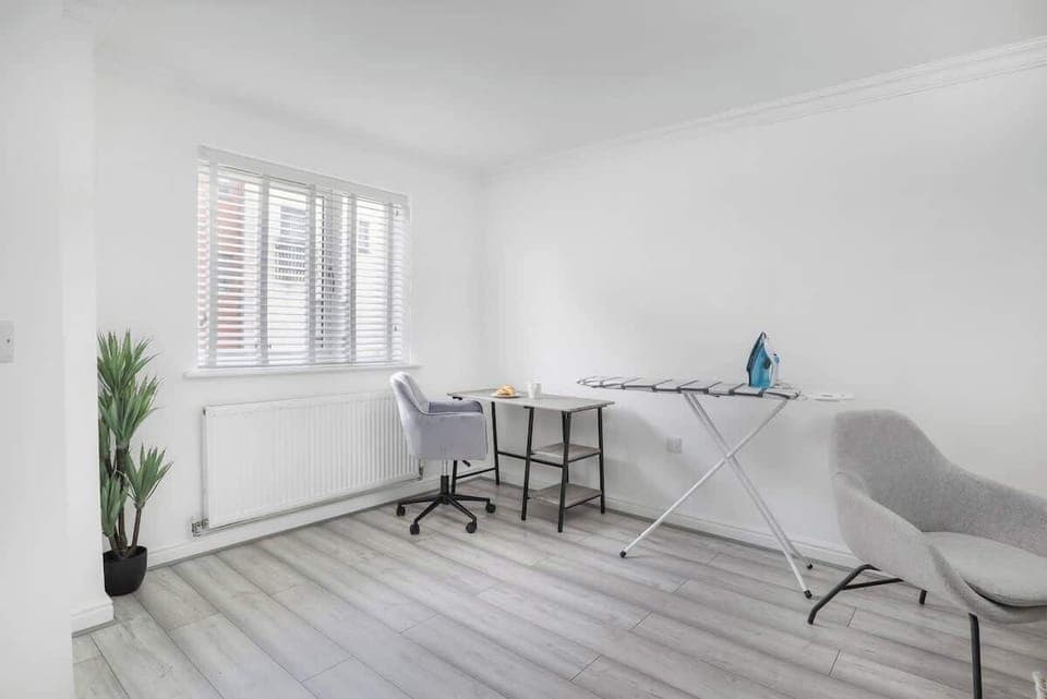 Living Room showing Work Desk Area