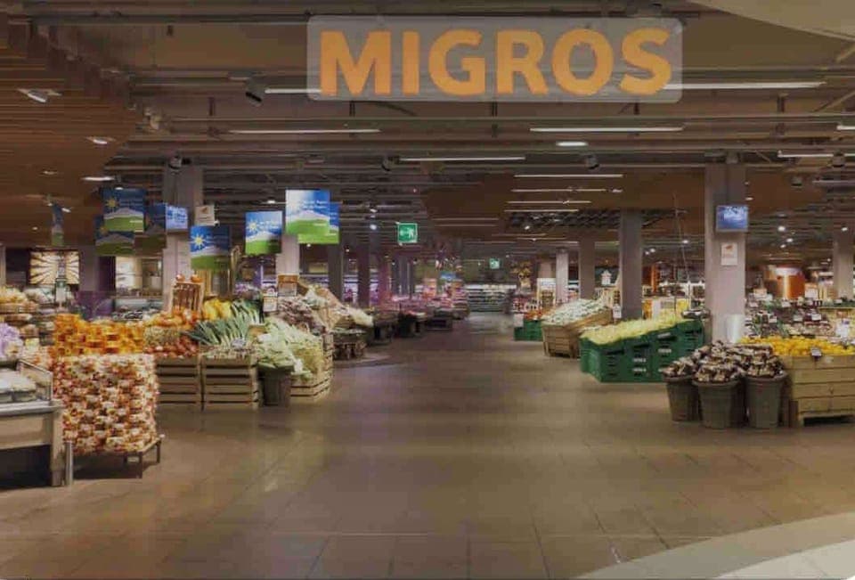 Migros Supermarket - walking distance away. Super convenient