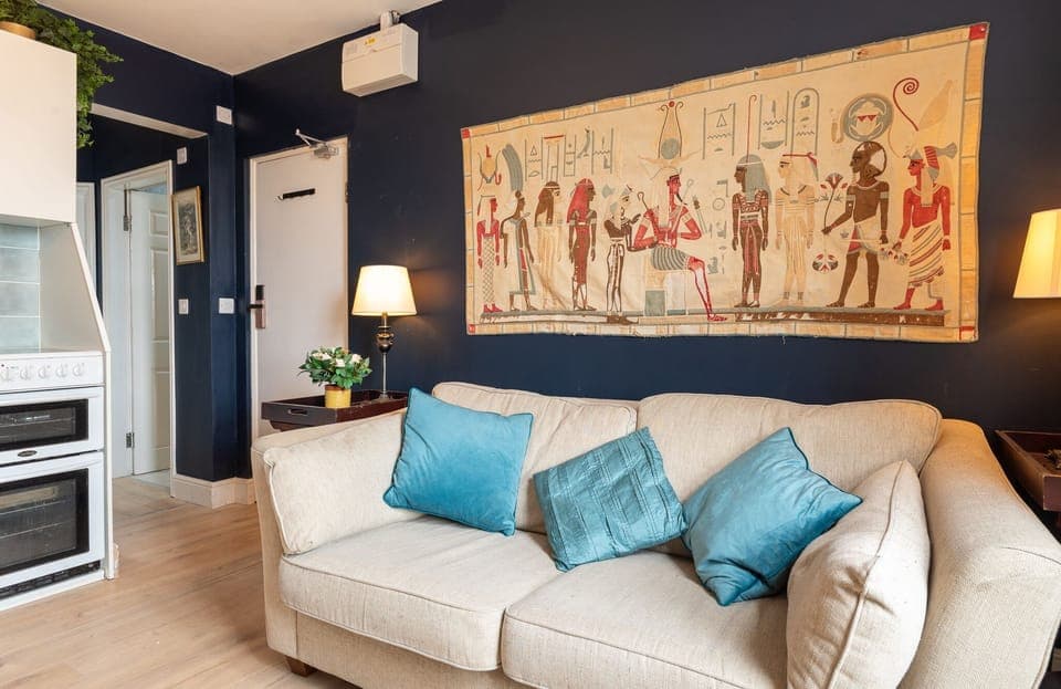 Living area, apartment 2 Copper Beech