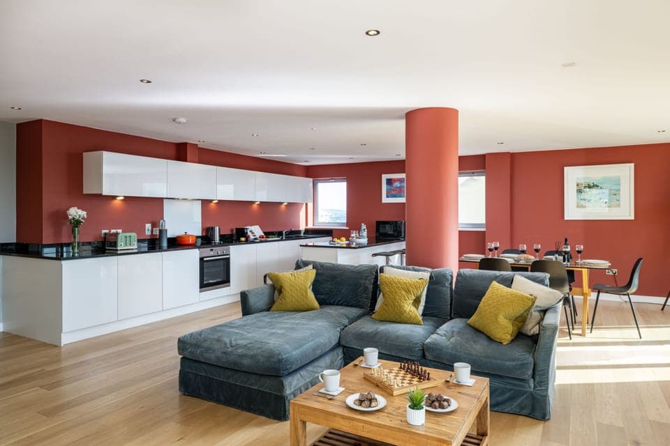 14 Azure, Newquay: The open-plan living space makes spending time with loved ones a breeze