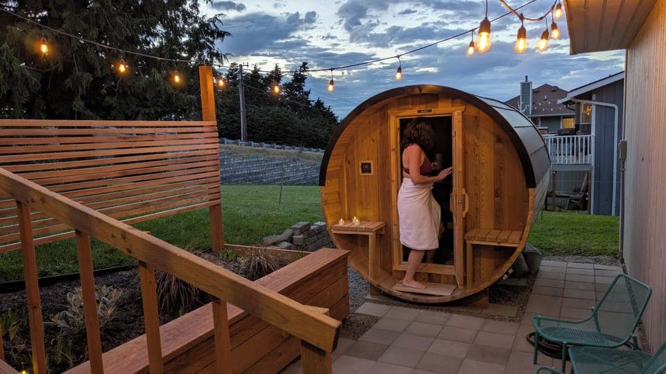 Sauna for renewing your soul.