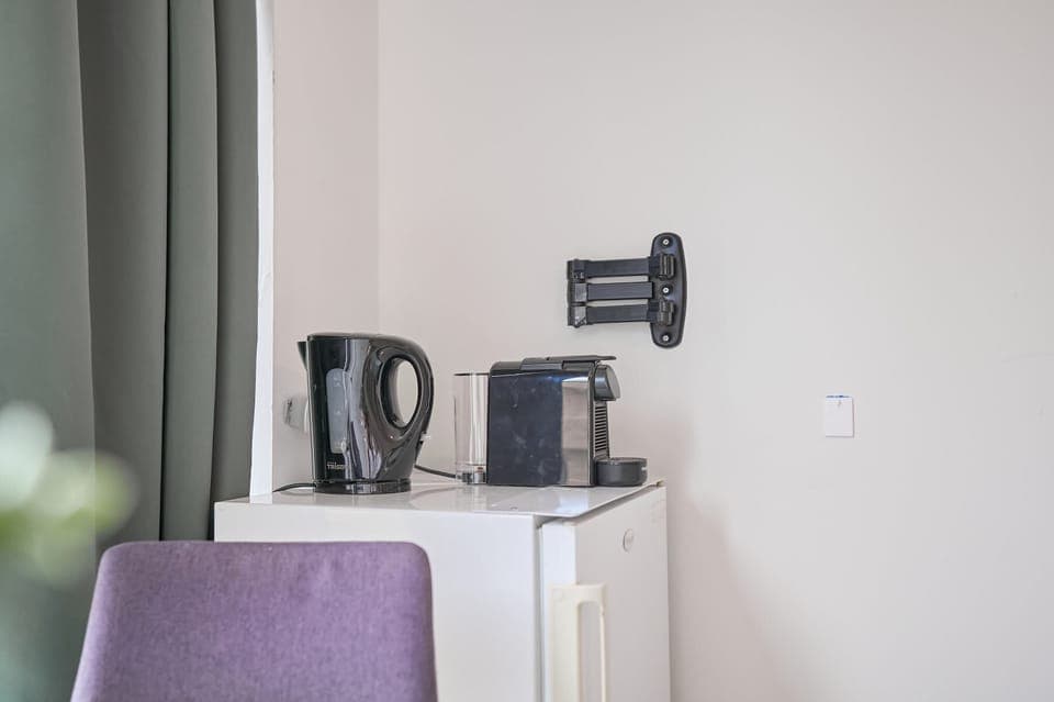 Amenities and Coffee Machine