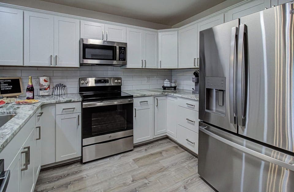 Newly renovated kitchen