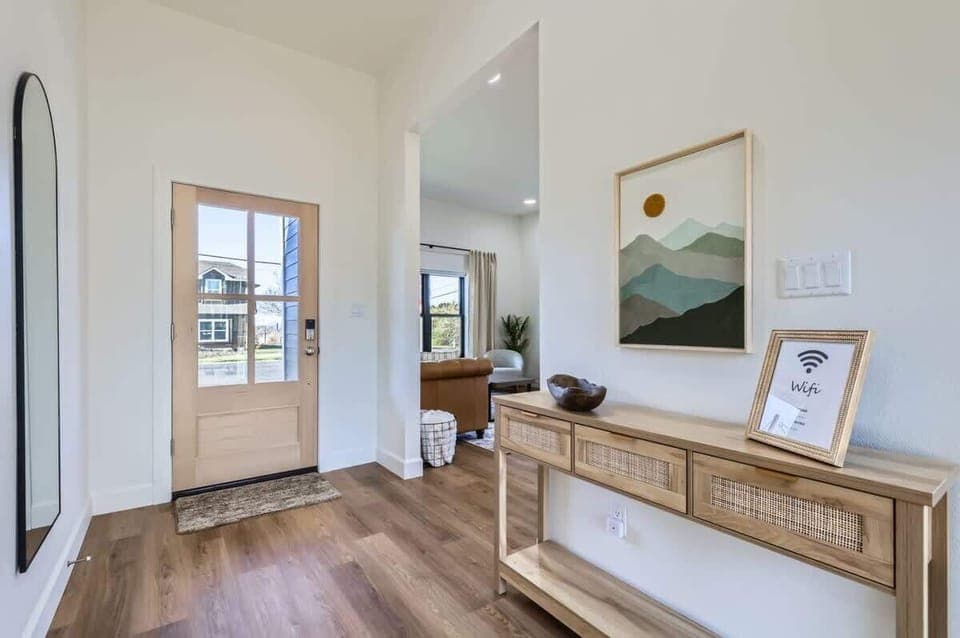 Inviting Foyer from the front door. 