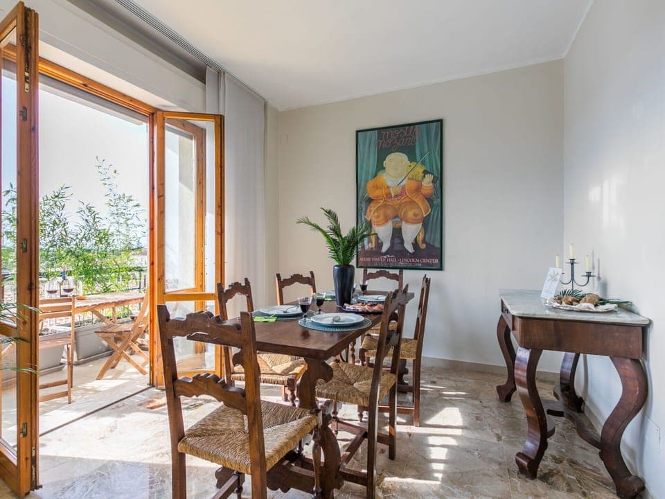 Furniture, Interior Design, Flooring, Wood, Ceiling, Floor, Chair, Table, Apartment, Lighting