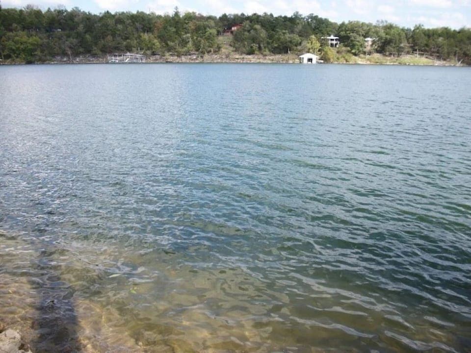 View from water's edge