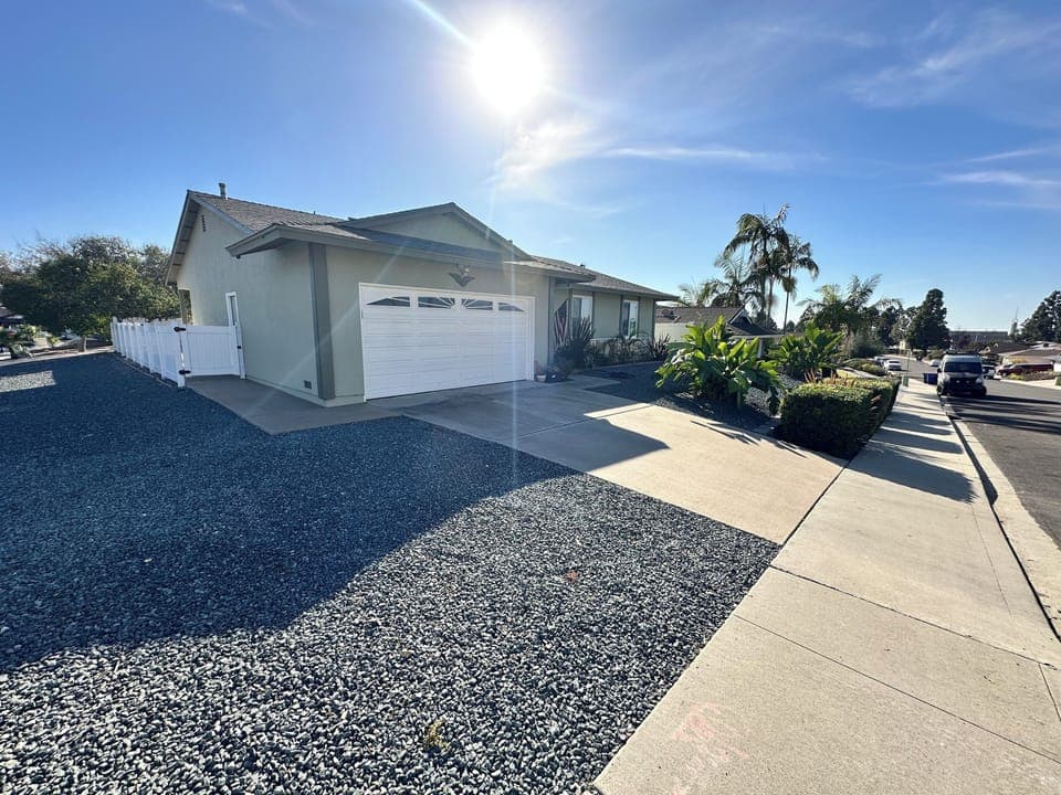 Main hall, storage on left