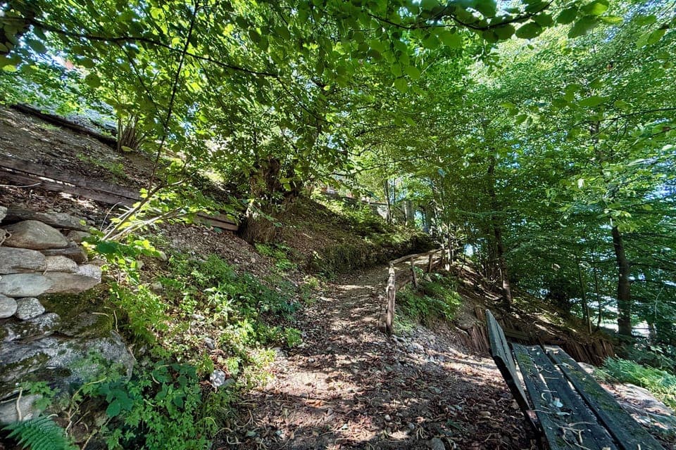 House entrance (55 steps)