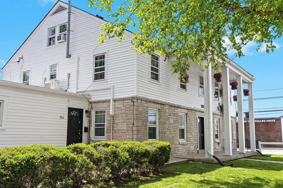 Exterior: A charming, well-maintained building with a welcoming entrance.
