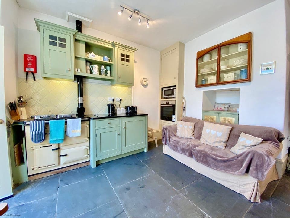 Kitchen of Camel Cottage, in Padstow, North Cornwall