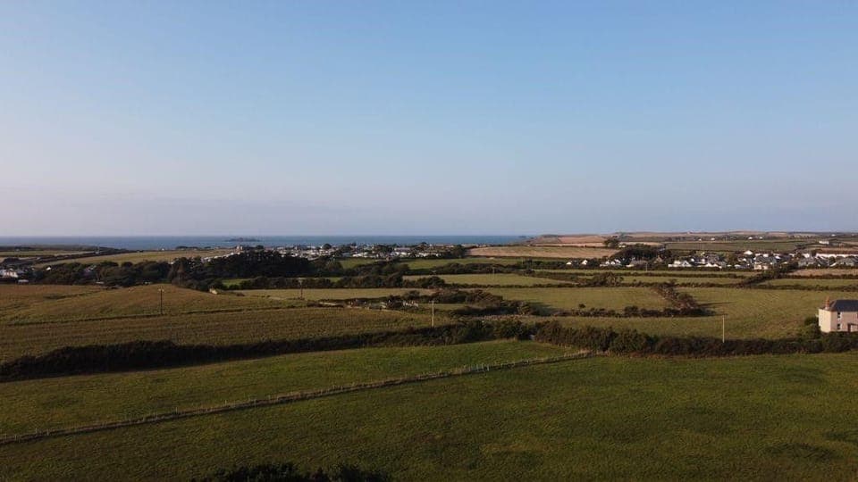 Aerial view of St Merryn, North Cornwall