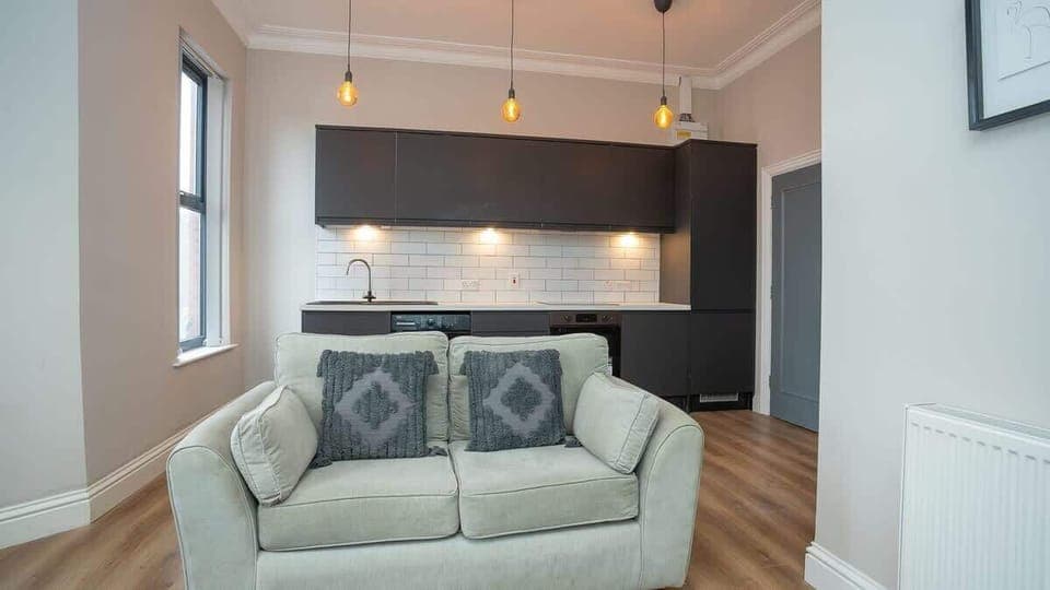 Modern Open Plan Living Area apt 4 