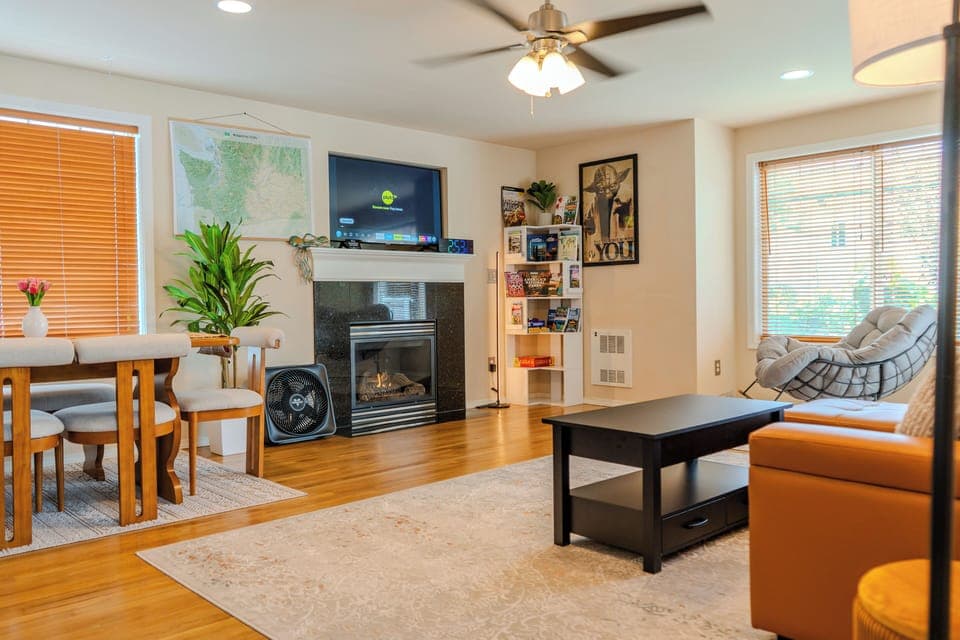 Upgraded living room